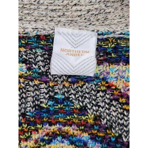 Northern Angel Anthropology Aztec Southwestern Boho  Cardigan Sweater Sz L - Picture 3 of 7